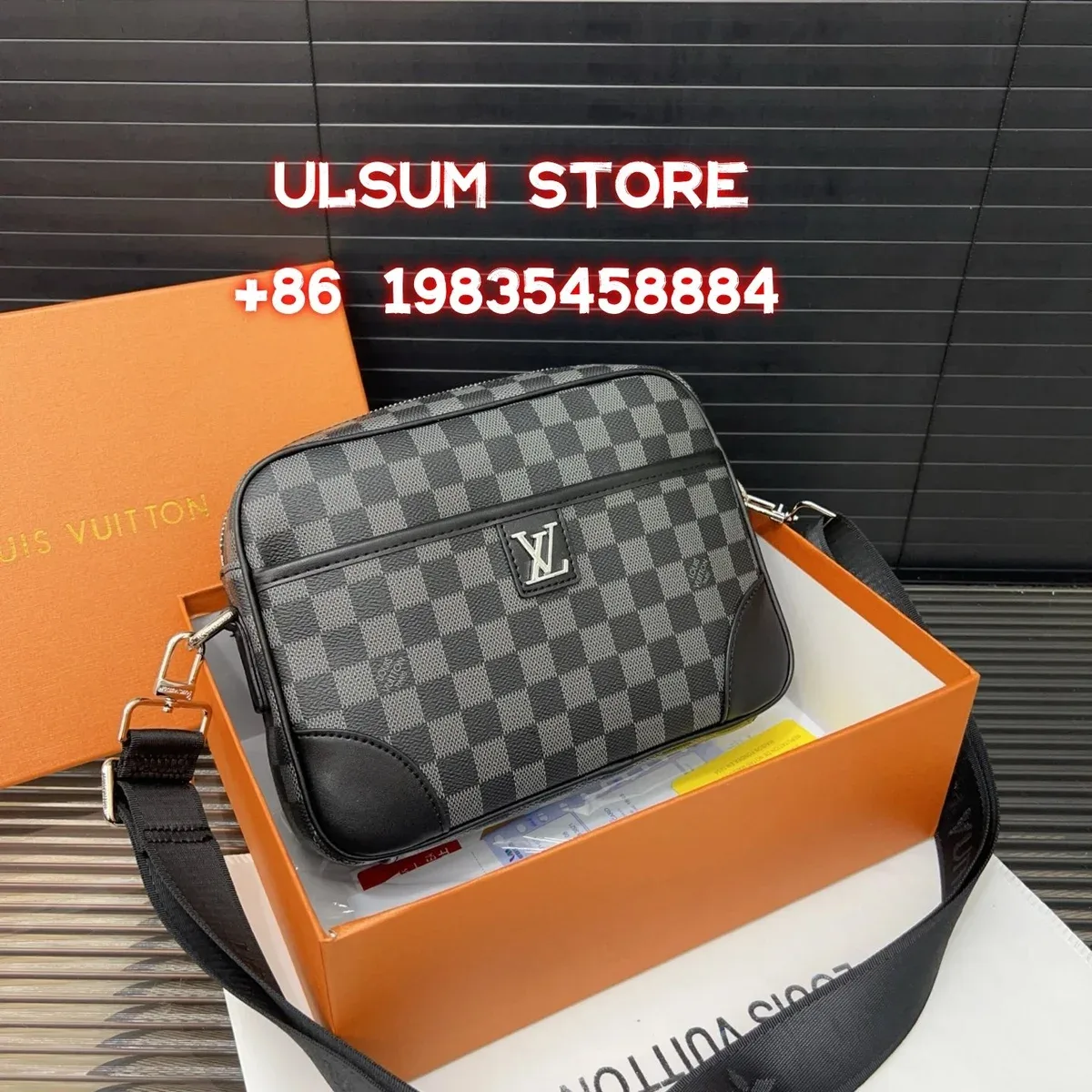 Kakobuy spreadsheet Louis Vuitton Damier Monogram Crossbody Bag Bags QC photo and price row