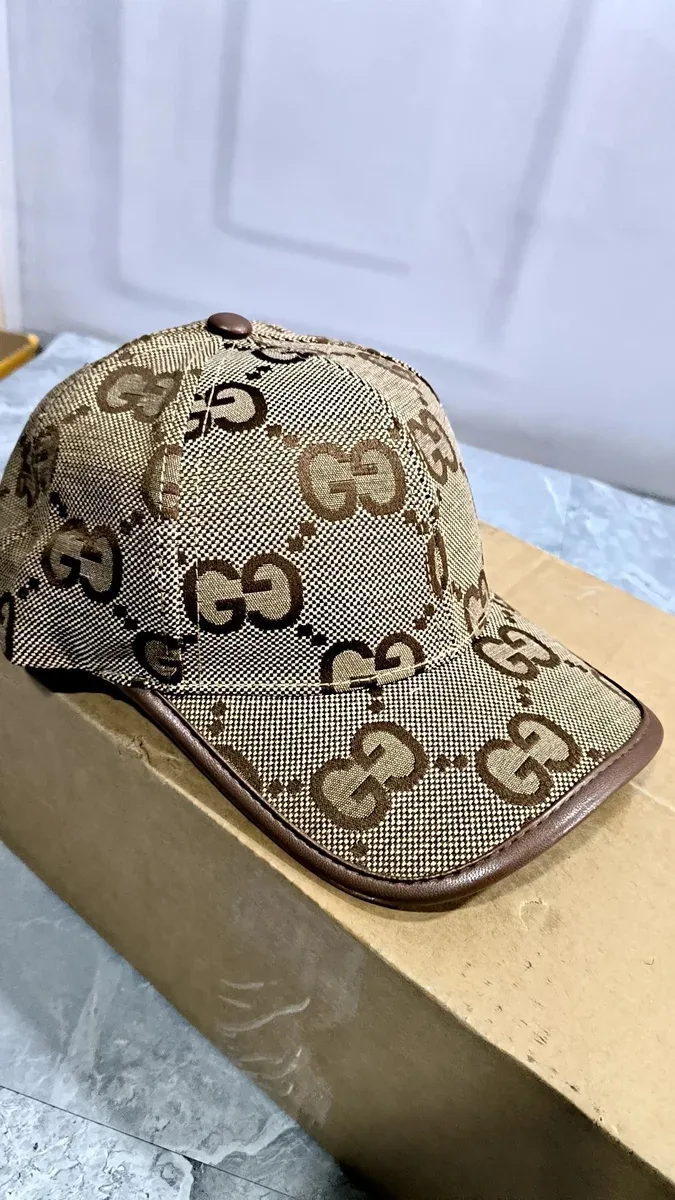 Kakobuy spreadsheet Gucci GG Monogram Beige & Brown Baseball Cap Headwear QC photo and price row