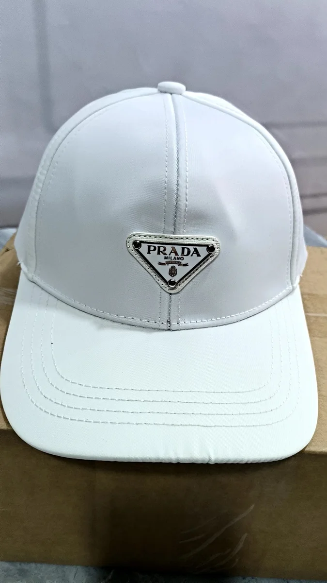 Kakobuy spreadsheet Prada White Logo Cap Headwear Headwear QC photo and price row