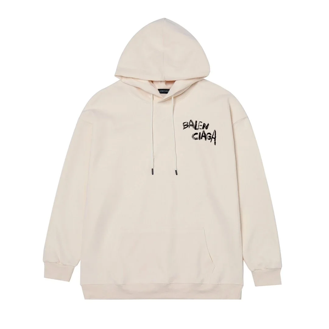 Kakobuy spreadsheet Balenciaga Beige Hoodie with BALEN CIAGA Print Hoodies QC photo and price row