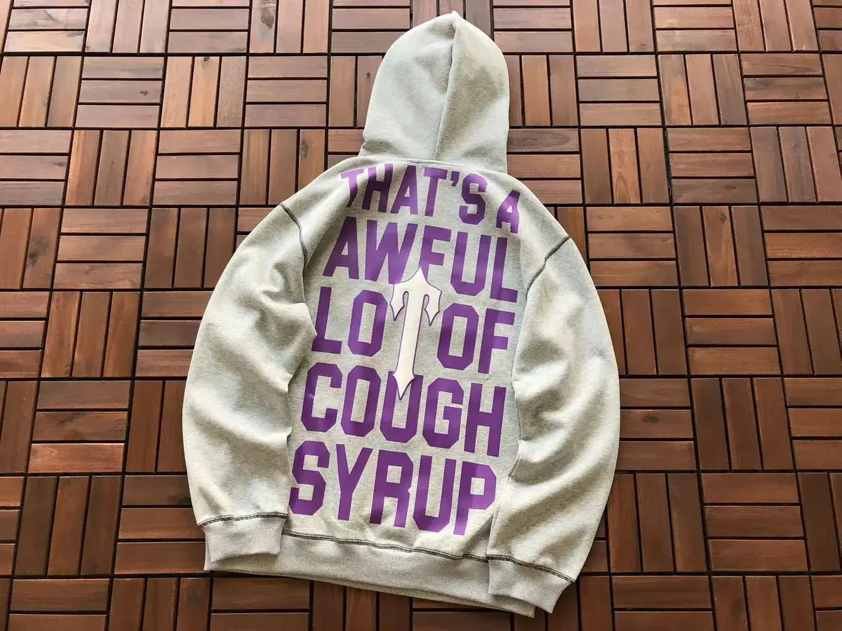 Kakobuy spreadsheet Hoodie 'That's a Lot of Cough Syrup' Graphic Print Hoodies QC photo and price row