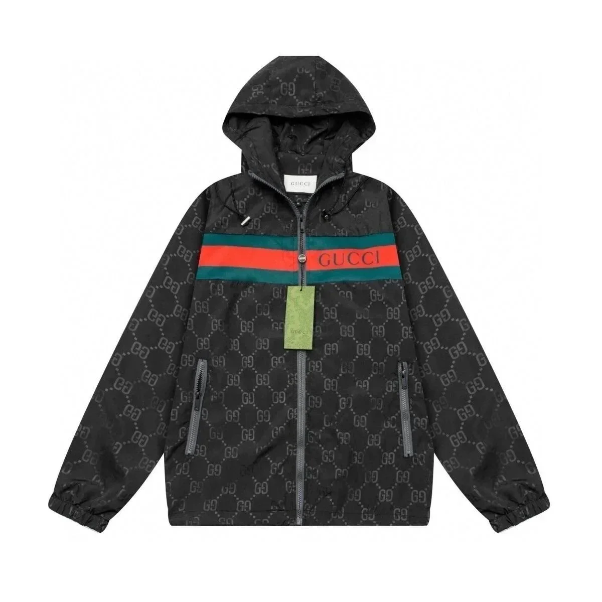 Kakobuy spreadsheet Gucci GG Monogram Jacket Black Jackets QC photo and price row