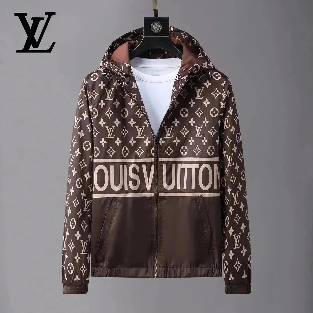 Kakobuy spreadsheet Louis Vuitton Monogram Windbreaker Jacket Brown Jackets QC photo and price row