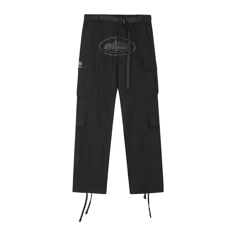 Kakobuy spreadsheet Black Cargo Pants with Distressed Logo Pants QC photo and price row