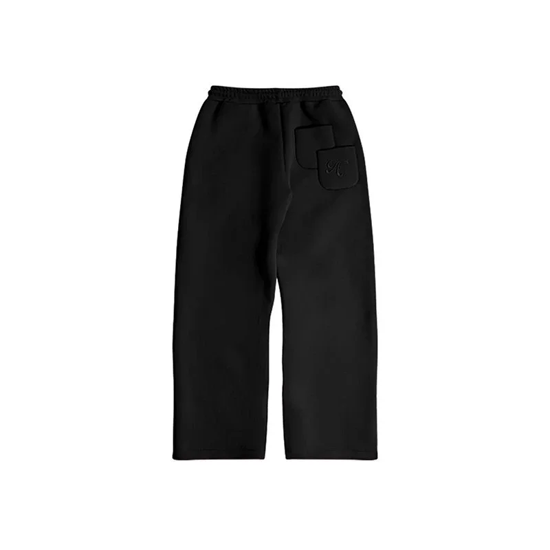 Kakobuy spreadsheet Black Pants with Embroidered Pocket Detail Pants QC photo and price row