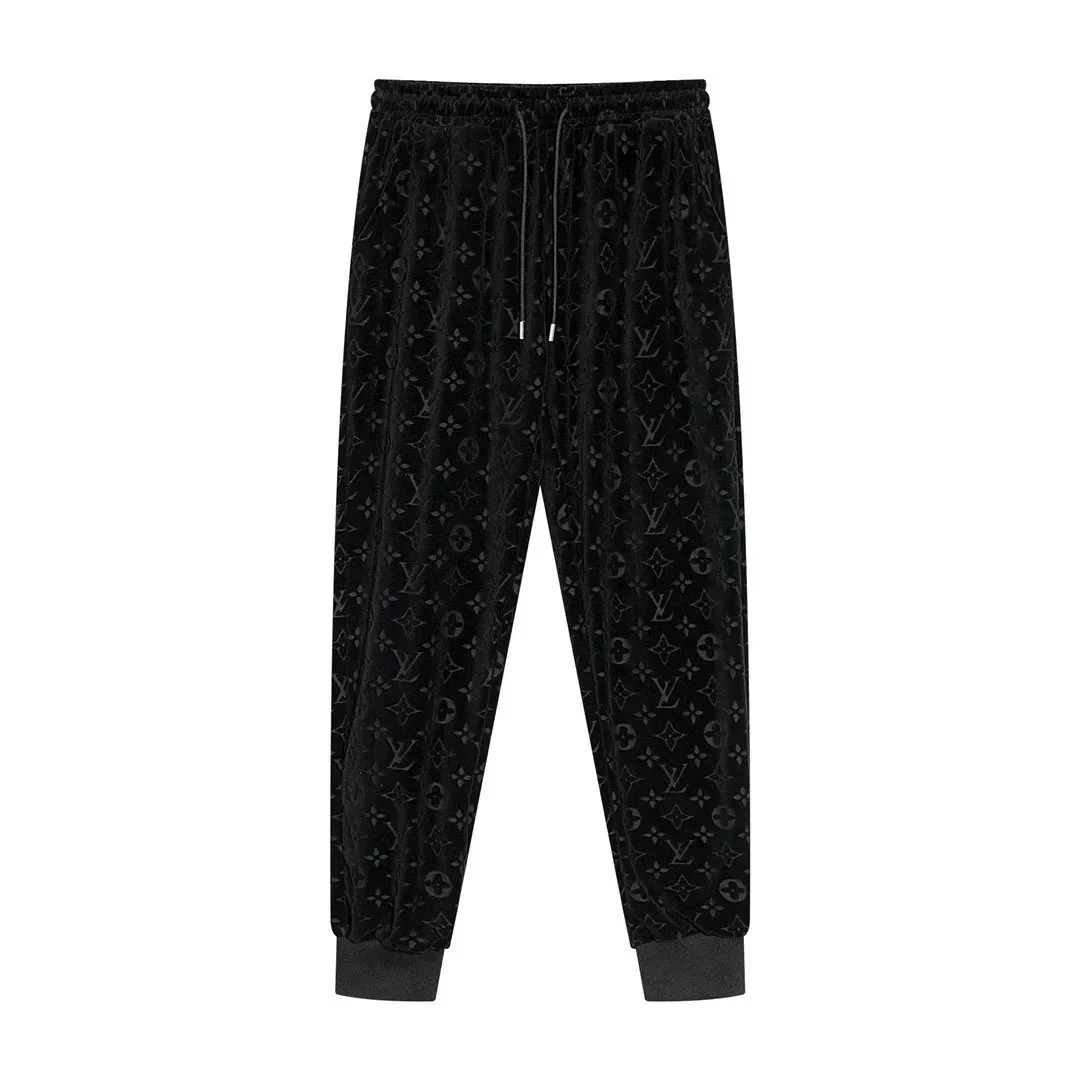 Kakobuy spreadsheet Louis Vuitton Monogram Velvet Pants Black Pants QC photo and price row