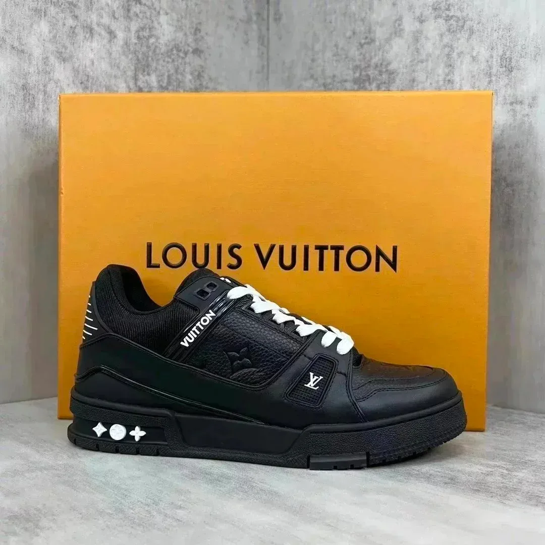 Kakobuy spreadsheet Louis Vuitton LV Trainer Black White Sneakers Sneakers QC photo and price row