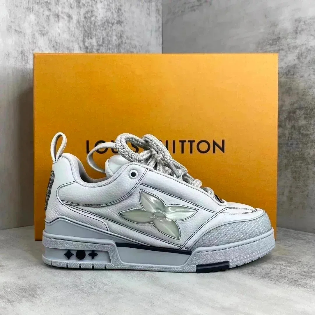 Kakobuy spreadsheet Louis Vuitton LV Trainer White Sneakers Sneakers QC photo and price row