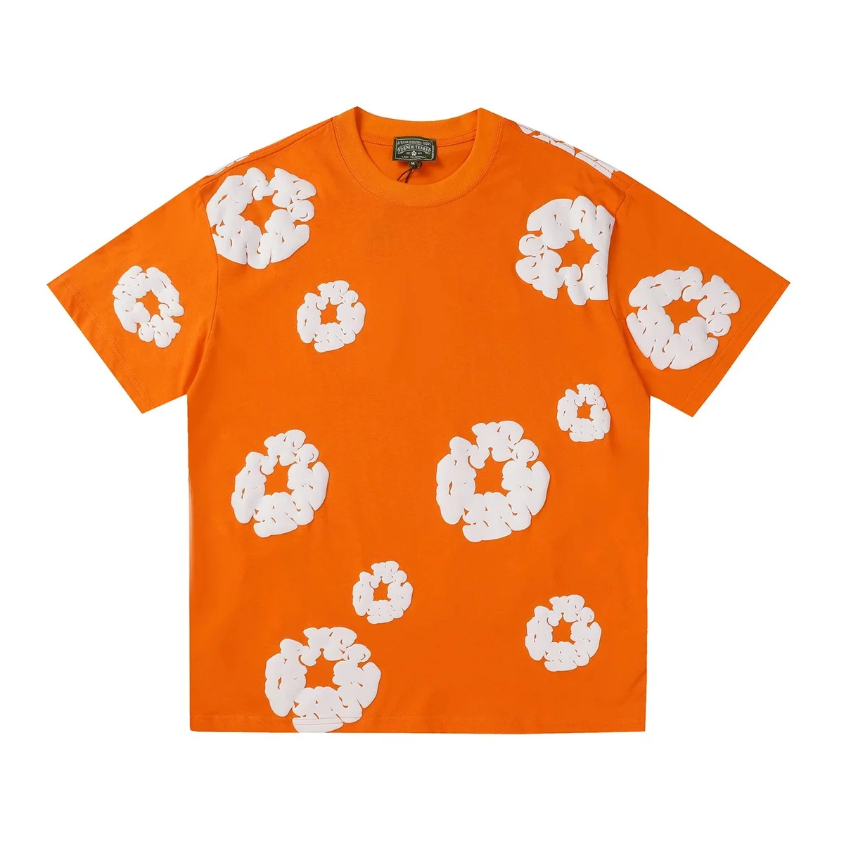 Kakobuy spreadsheet Denim Tears Cloud Print Orange T-Shirt T-Shirts QC photo and price row