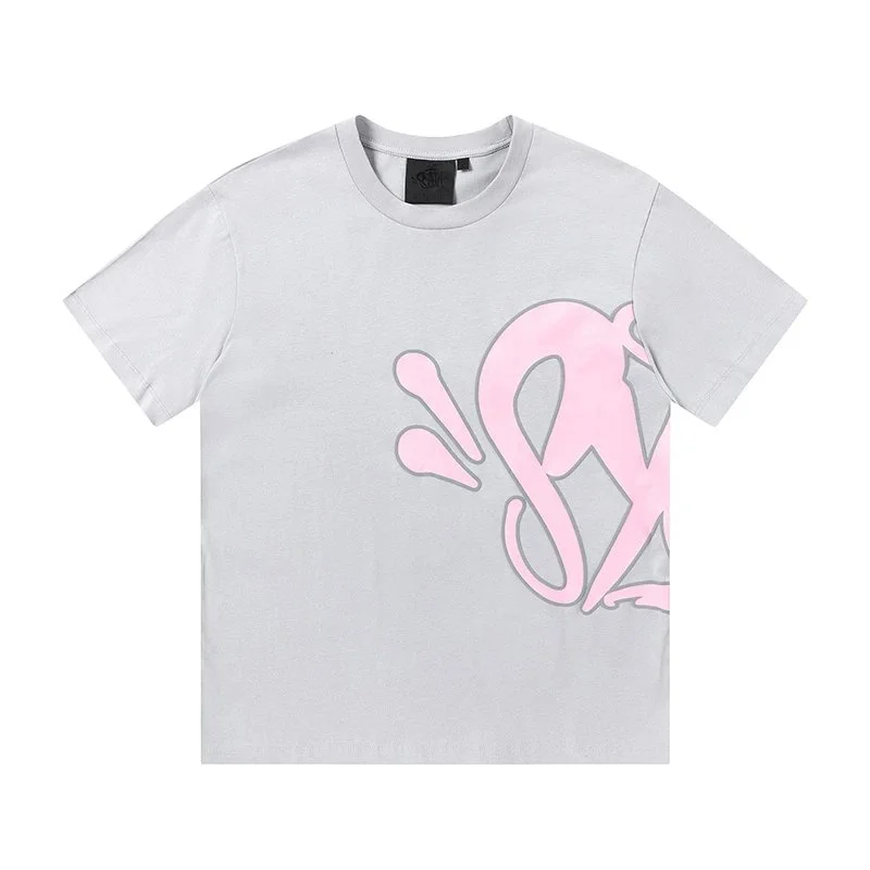 Kakobuy spreadsheet Light Grey Pink Monkey Graphic T-Shirt T-Shirts QC photo and price row