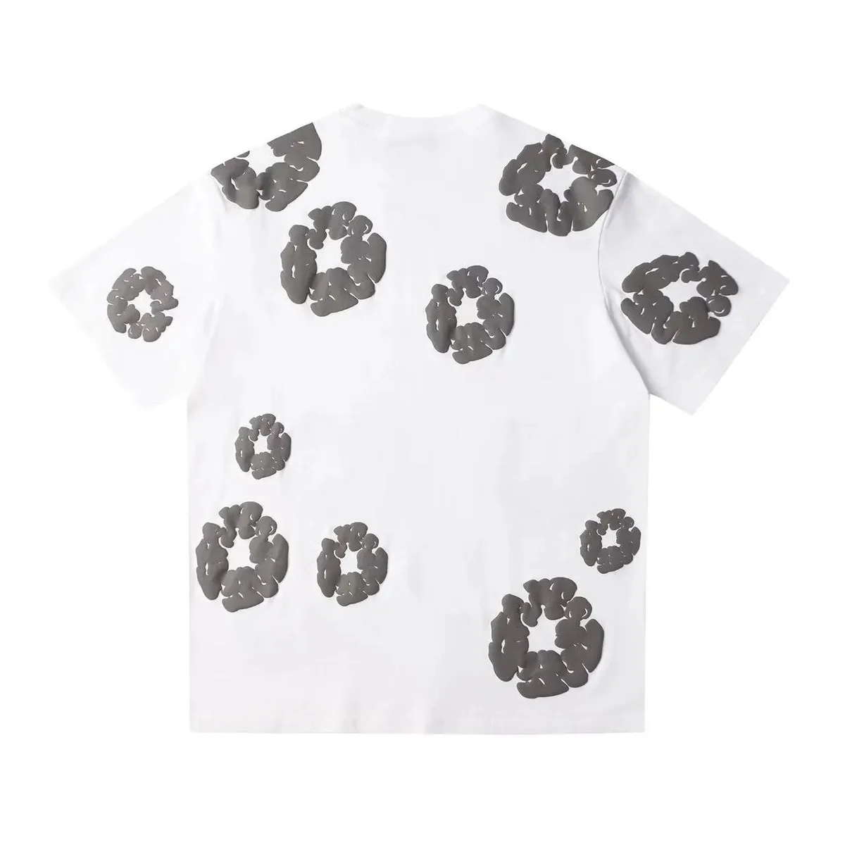Kakobuy spreadsheet White 3D Floral T-Shirt T-Shirts QC photo and price row
